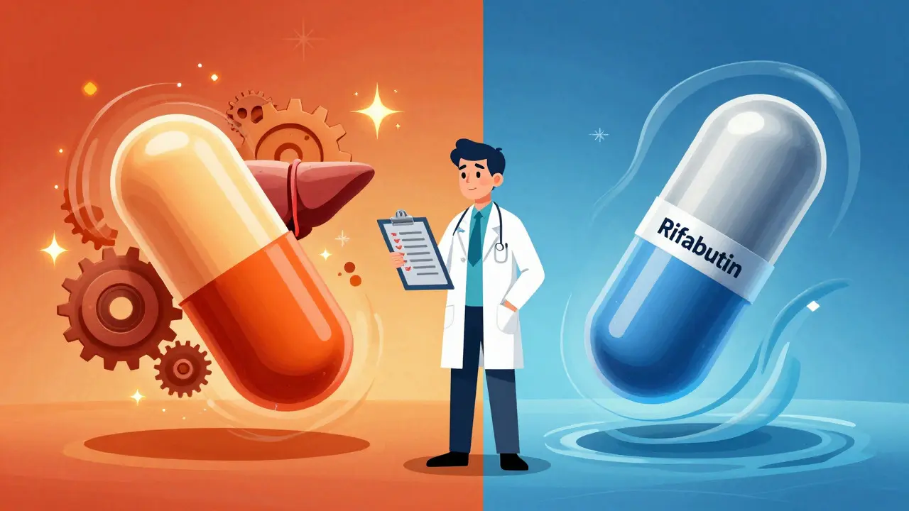Comparison of two TB treatments showing different levels of metabolic impact